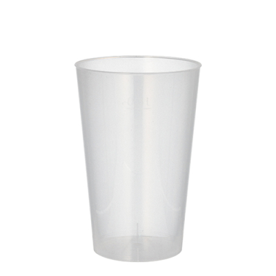 10 Mehrweg-Trinkbecher PP 0,3 l &Oslash; 7,8 cm x 11,8 cm transluzent unzerbrechlich