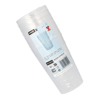 8 Mehrweg-Trinkbecher PP 0,5 l &Oslash; 9,1 cm x 14 cm transluzent unzerbrechlich