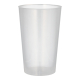8 Mehrweg-Trinkbecher PP 0,5 l &Oslash; 9,1 cm x 14 cm transluzent unzerbrechlich
