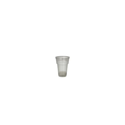 50 Mehrweg-Trinkbecher PP 0,2 l &Oslash; 7,8 cm &Acirc;&middot; 10,4 cm grau