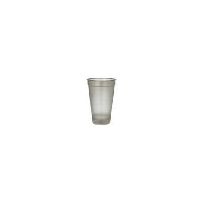 25 Mehrweg-Trinkbecher PP 0,5 l &Oslash; 9,5 cm &Acirc;&middot; 14,4 cm grau