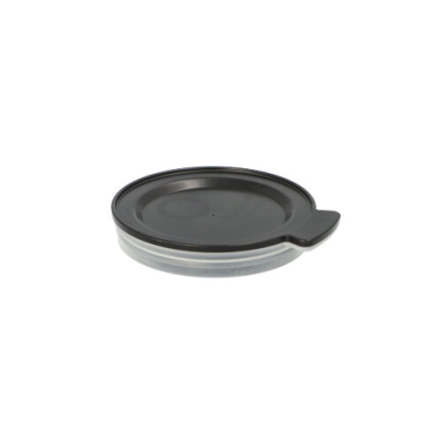 24 "Circulware by Haval" Mehrweg-Deckel f&uuml;r Trinkbecher PP rund &Oslash; 8 cm x 1,5 cm schwarz