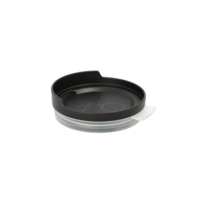 20 "Circulware by Haval" Mehrweg-Deckel f&uuml;r Trinkbecher PP rund &Oslash; 8 cm x 2,5 cm schwarz inkl. Trink&ouml;ffnung