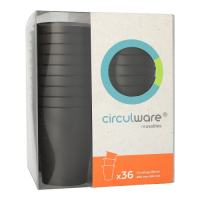 36 "Circulware by Haval" Mehrweg-Automatenbecher rund 0,28 l &Oslash; 8 cm x 9,4 cm