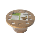 Papstar Tray, Bambus "pure" rund &Oslash; 18 cm x 9 cm f&uuml;r 10 Spitzt&uuml;ten