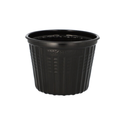25 Mehrweg-Snack- und Suppenbecher PP 500 ml &Oslash; 11,5 cm x 8,5 cm schwarz