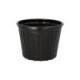 25 Mehrweg-Snack- und Suppenbecher PP 500 ml &Oslash; 11,5 cm &Acirc;&middot; 8,5 cm schwarz