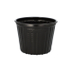 25 Mehrweg-Snack- und Suppenbecher PP 500 ml &Oslash; 11,5 cm x 8,5 cm schwarz