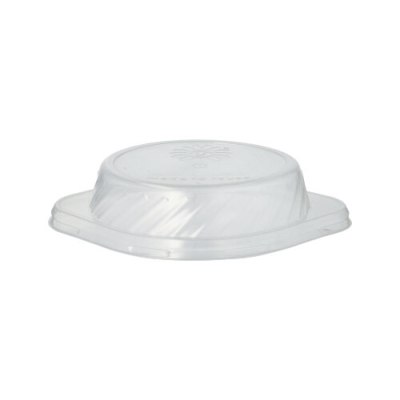 12 Mehrweg-Deckel f&uuml;r Suppenschalen PP &Oslash; 16,2 cm x 4 cm transparent