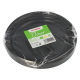 12 Mehrweg-Men&uuml;-Teller PP ungeteilt &Oslash; 22 cm x 2,6 cm schwarz