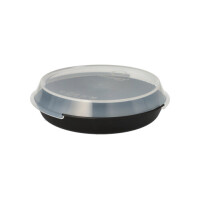 16 "Circulware by Haval" Mehrweg-Schalen Mix &amp; Match rund 400 ml &Oslash; 18,3 cm x 2,9 cm schwarz