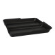 12 &quot;Circulware by Haval&quot; Mehrweg-Schalen Mix &amp; Match eckig 2,9 cm x 23,4 cm x 23,4 cm schwarz