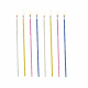 Papstar 18 Spaghettikerzen &Oslash; 3 mm x 16,5 cm farbig sortiert