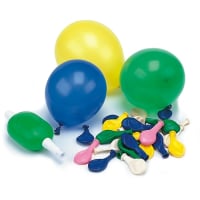 Papstar 50 Luftballons mit Pumpe &Oslash; 8,5 cm farbig...