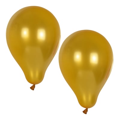 10 Luftballons &Oslash; 25 cm gold