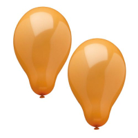 10 Luftballons &Oslash; 25 cm orange