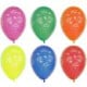 10 Luftballons &Oslash; 29 cm farbig sortiert &quot;Happy Birthday&quot;