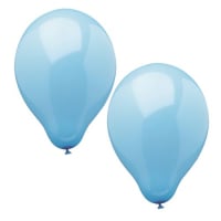 10 Luftballons &Oslash; 25 cm hellblau