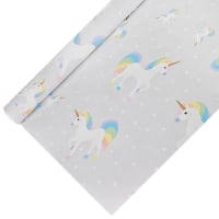 Papstar Tischdecke, Papier 5 m x 1,2 m &quot;Unicorn&quot;