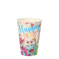 Papstar 10 Trinkbecher, Pappe 0,2 l &Oslash; 7 cm x 9,7...