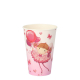 Papstar 10 Trinkbecher, Pappe 0,2 l &Oslash; 7 cm x 9,7 cm lila "Little Dancer"