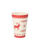 Papstar 10 Trinkbecher, Pappe 0,2 l &Oslash; 7 cm x 9,7 cm rot "Rennes"