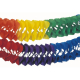 Papstar Gro&szlig;raumgirlande, Papier &Oslash; 25 cm x 10 m "Rainbow" schwer entflammbar