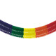 Papstar Gro&szlig;raumgirlande, Papier 10 m &quot;Rainbow fringe&quot; schwer entflammbar