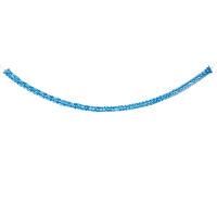 Papstar 2 Girlanden, Papier &Oslash; 8 cm x 2 m "Bayrisch Blau - Mini" schwer entflammbar