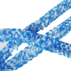 Papstar 2 Girlanden, Papier &Oslash; 8 cm x 2 m "Bayrisch Blau - Mini" schwer entflammbar