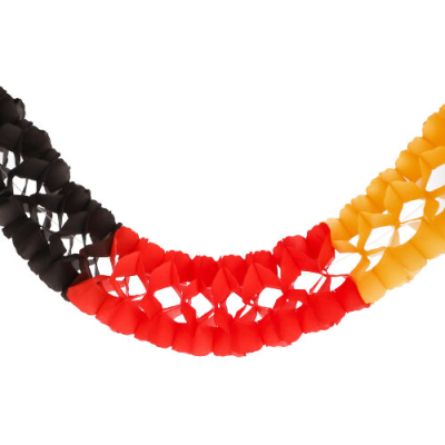 Papstar Gro&szlig;raumgirlande, Papier &Oslash; 24 cm x 10 m "Deutschland" schwer entflammbar