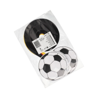 3 Rotor-Spiralen Papier &Oslash; 14 cm &Acirc;&middot; 55 cm &quot;Fu&szlig;ball&quot;