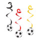 Papstar 3 Rotor-Spiralen Papier &Oslash; 14 cm x 55 cm "Fu&szlig;ball"