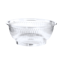 50 Salatschalen, R-PET rund 1 l &Oslash; 18 cm x 7,5 cm glasklar
