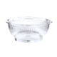 50 Salatschalen, R-PET rund 1 l &Oslash; 18 cm x 7,5 cm glasklar