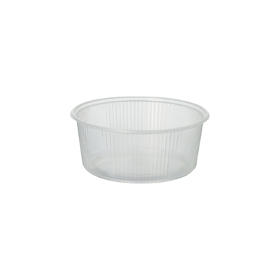 100 Verpackungsbecher, PP rund 200 ml &Oslash; 10,1 cm x 4,3 cm transparent