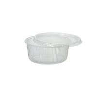 100 Verpackungsbecher, PP rund 200 ml &Oslash; 10,1 cm x 4,3 cm transparent