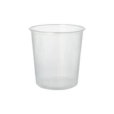 100 Verpackungsbecher, PP rund 500 ml &Oslash; 10,1 cm x 10,3 cm transparent