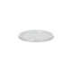 100 Deckel f&uuml;r Verpackungsbecher, PP rund &Oslash; 10,1 cm x 0,8 cm transparent
