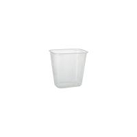 100 Verpackungsbecher, PP eckig 500 ml 10,1 cm x 8,1 cm x...