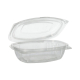 Papstar 50 Feinkost- und Salatschalen mit Klappdeckeln, PLA &quot;pure&quot; 375 ml 4,8 cm x 16,1 cm x 13,2 cm glasklar