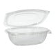 50 Feinkost- und Salatschalen mit Klappdeckeln, PLA &quot;pure&quot; 1 l 7,6 cm x 20,5 cm x 16,8 cm glasklar