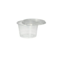 50 Dressingbecher, PP rund 100 ml &Oslash; 7,1 cm x 4,3 cm transparent