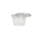 50 Dressingbecher, PP rund 100 ml &Oslash; 7,1 cm x 4,3 cm transparent