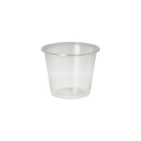 50 Dressingbecher, PP rund 125 ml &Oslash; 7,1 cm x 5,7...