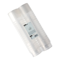 36 Feinkostbecher, PP 240 ml &Oslash; 9,5 cm x 5,6 cm transparent mit Originalit&auml;tsverschluss
