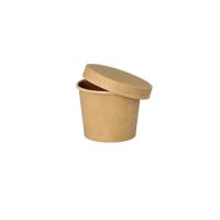 50 Portionsbecher, Pappe 60 ml &Oslash; 6 cm &Acirc;&middot; 4,9 cm braun