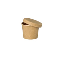 Papstar 50 Portionsbecher, Pappe 60 ml &Oslash; 6 cm x 4,9 cm braun