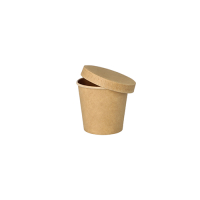 Papstar 50 Portionsbecher, Pappe 90 ml &Oslash; 6 cm &Acirc;&middot; 5,8 cm braun