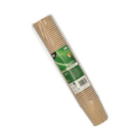 Papstar 50 Portionsbecher, Pappe 120 ml &Oslash; 6 cm x 6,6 cm braun